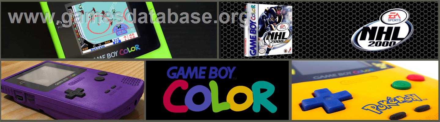 NHL 2000 - Nintendo Game Boy Color - Artwork - Marquee