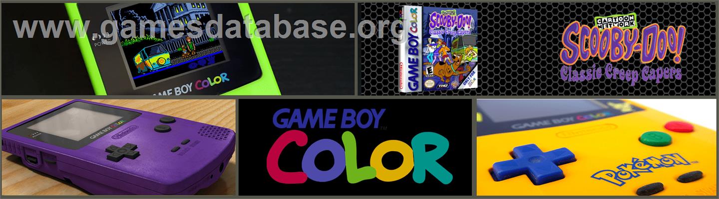 Scooby Doo! Classic Creep Capers - Nintendo Game Boy Color - Artwork - Marquee