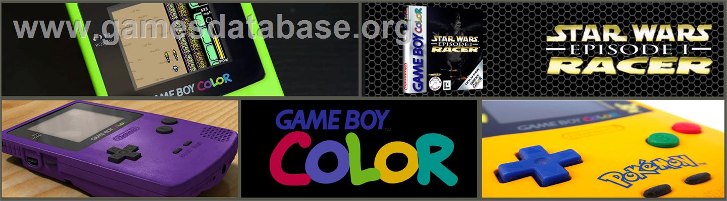 Star Wars: Episode I: Racer - Nintendo Game Boy Color - Artwork - Marquee