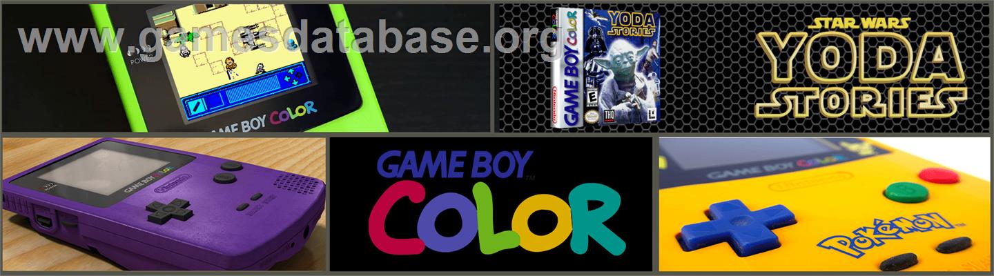 Star Wars: Yoda Stories - Nintendo Game Boy Color - Artwork - Marquee