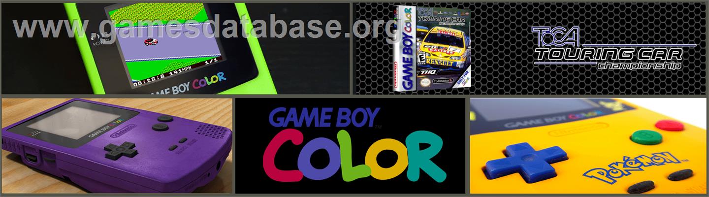 TOCA Touring Car Championship - Nintendo Game Boy Color - Artwork - Marquee