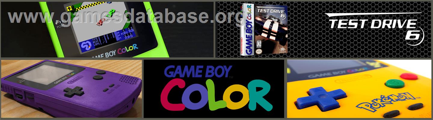 Test Drive 6 - Nintendo Game Boy Color - Artwork - Marquee