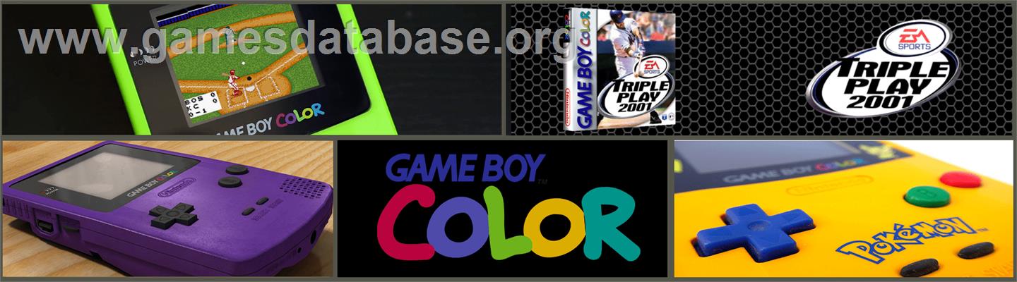 Triple Play 2001 - Nintendo Game Boy Color - Artwork - Marquee