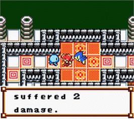 In game image of Azure Dreams on the Nintendo Game Boy Color.