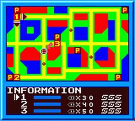 In game image of Chase H.Q. on the Nintendo Game Boy Color.
