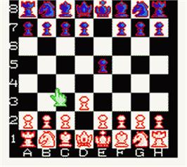 In game image of Checkmate on the Nintendo Game Boy Color.