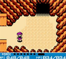 In game image of Crystalis on the Nintendo Game Boy Color.