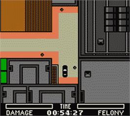 In game image of Driver: You Are The Wheelman on the Nintendo Game Boy Color.