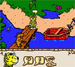 In game image of Janosch: Das grosse Panama-Spiel on the Nintendo Game Boy Color.
