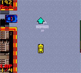 In game image of New York Race on the Nintendo Game Boy Color.