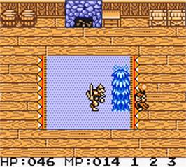In game image of Quest RPG - Brian's Journey on the Nintendo Game Boy Color.