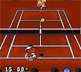 In game image of Roland Garros French Open 2000 on the Nintendo Game Boy Color.