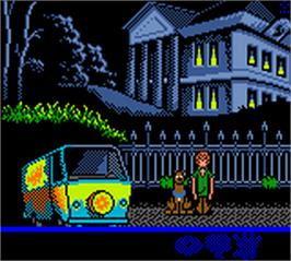 In game image of Scooby Doo! Classic Creep Capers on the Nintendo Game Boy Color.