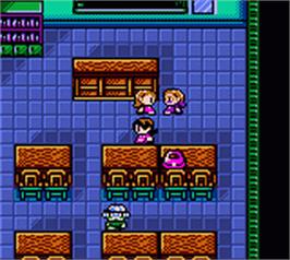 In game image of Shin Megami Tensei: Devil Children - Aka no Sho on the Nintendo Game Boy Color.