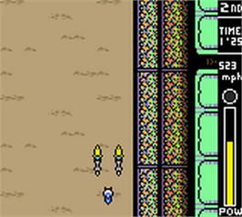 In game image of Star Wars: Episode I: Racer on the Nintendo Game Boy Color.