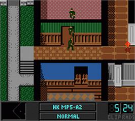 In game image of Tom Clancy's Rainbow Six on the Nintendo Game Boy Color.