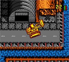 In game image of Tonka Construction Site on the Nintendo Game Boy Color.