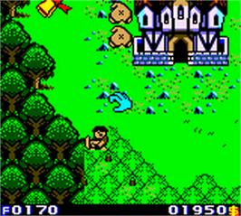 In game image of Warlocked on the Nintendo Game Boy Color.