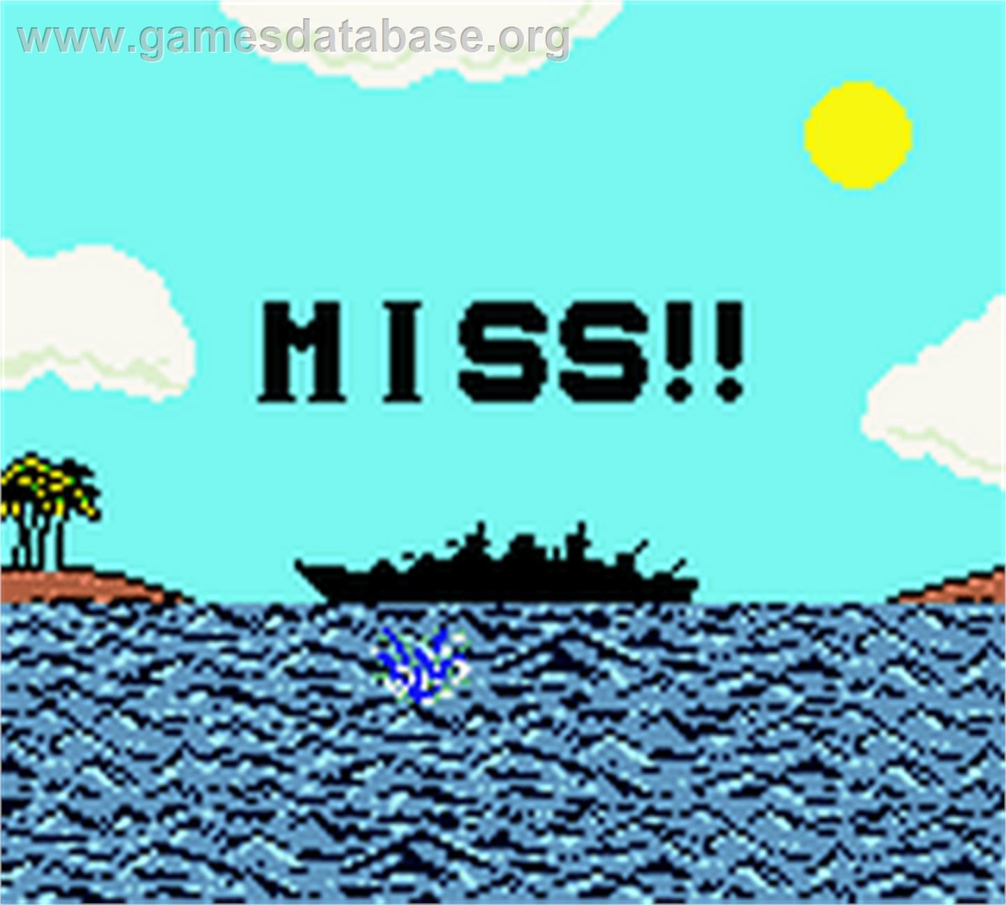 Battleship - Nintendo Game Boy Color - Artwork - In Game