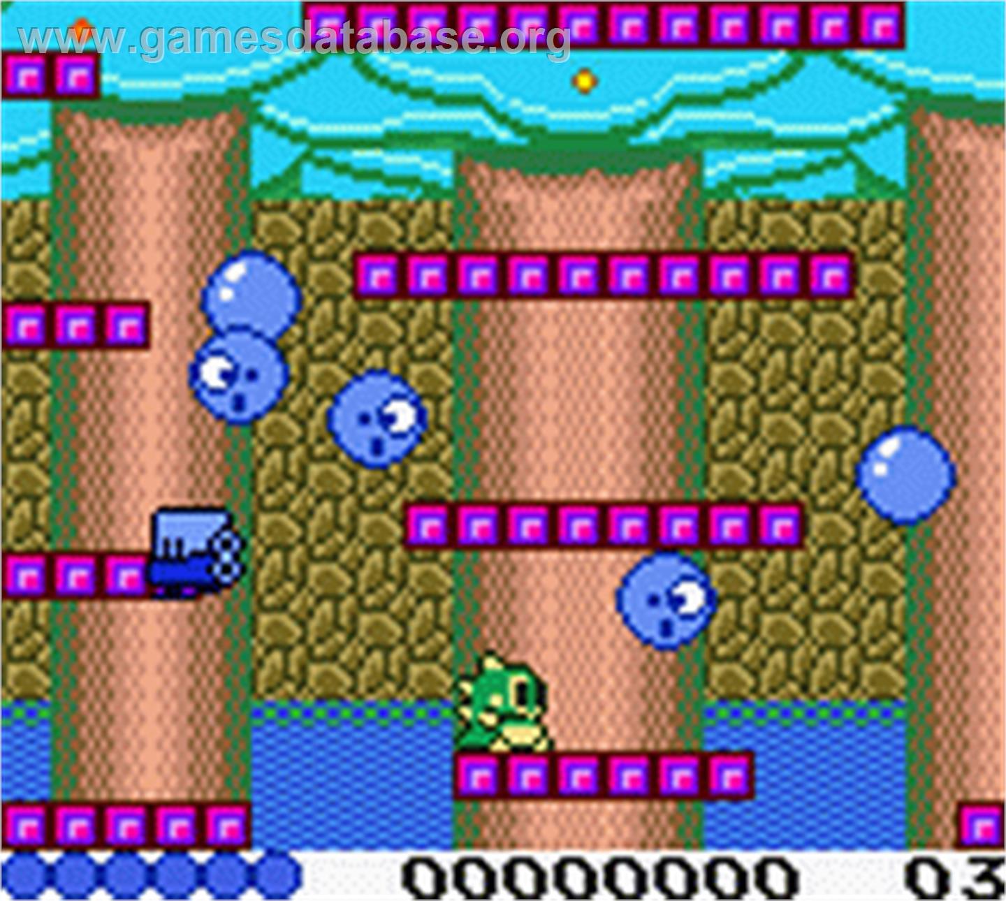 Bubble Bobble Classic - Nintendo Game Boy Color - Artwork - In Game