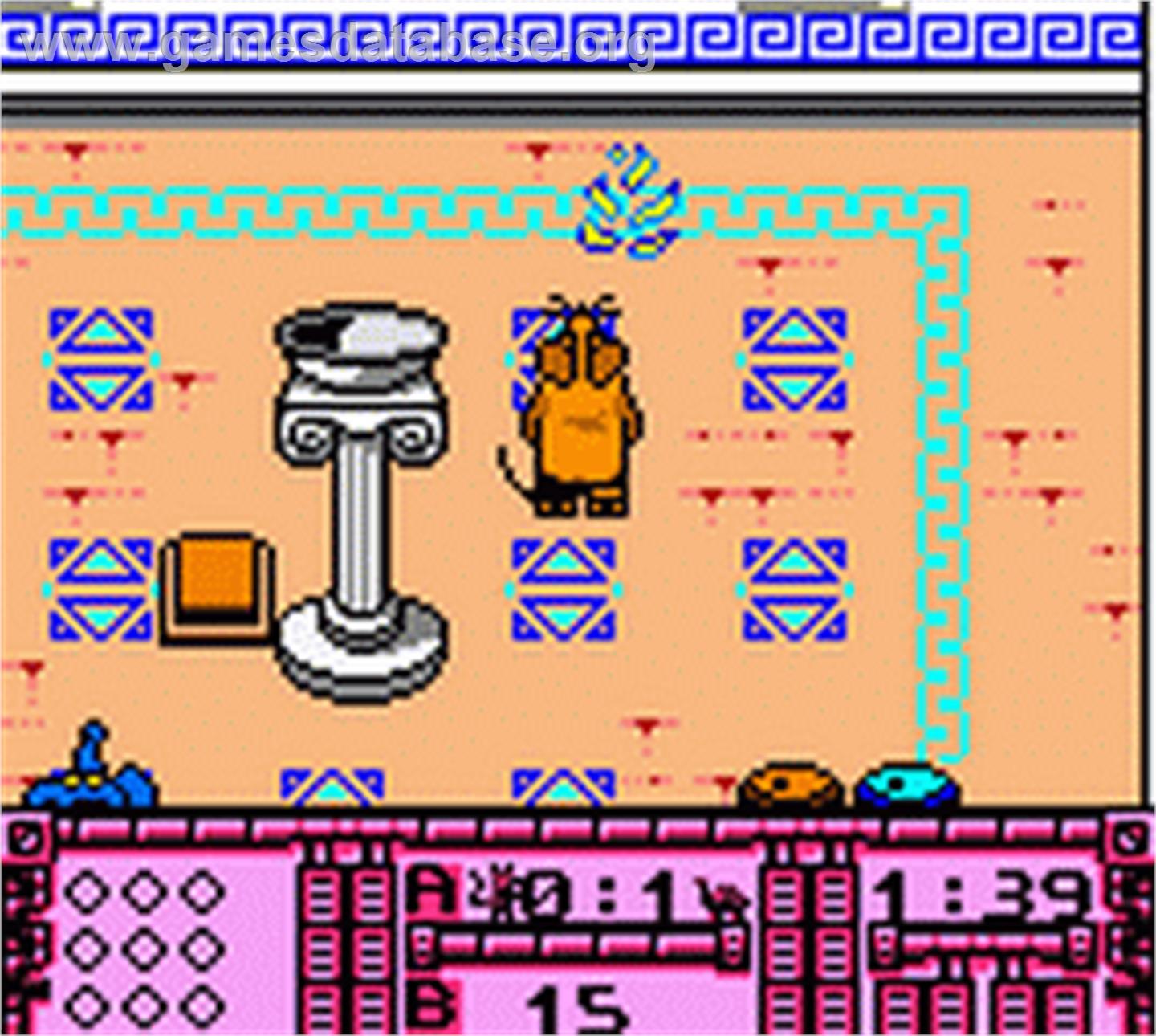 Die Maus: Verrückte Olympiade - Nintendo Game Boy Color - Artwork - In Game