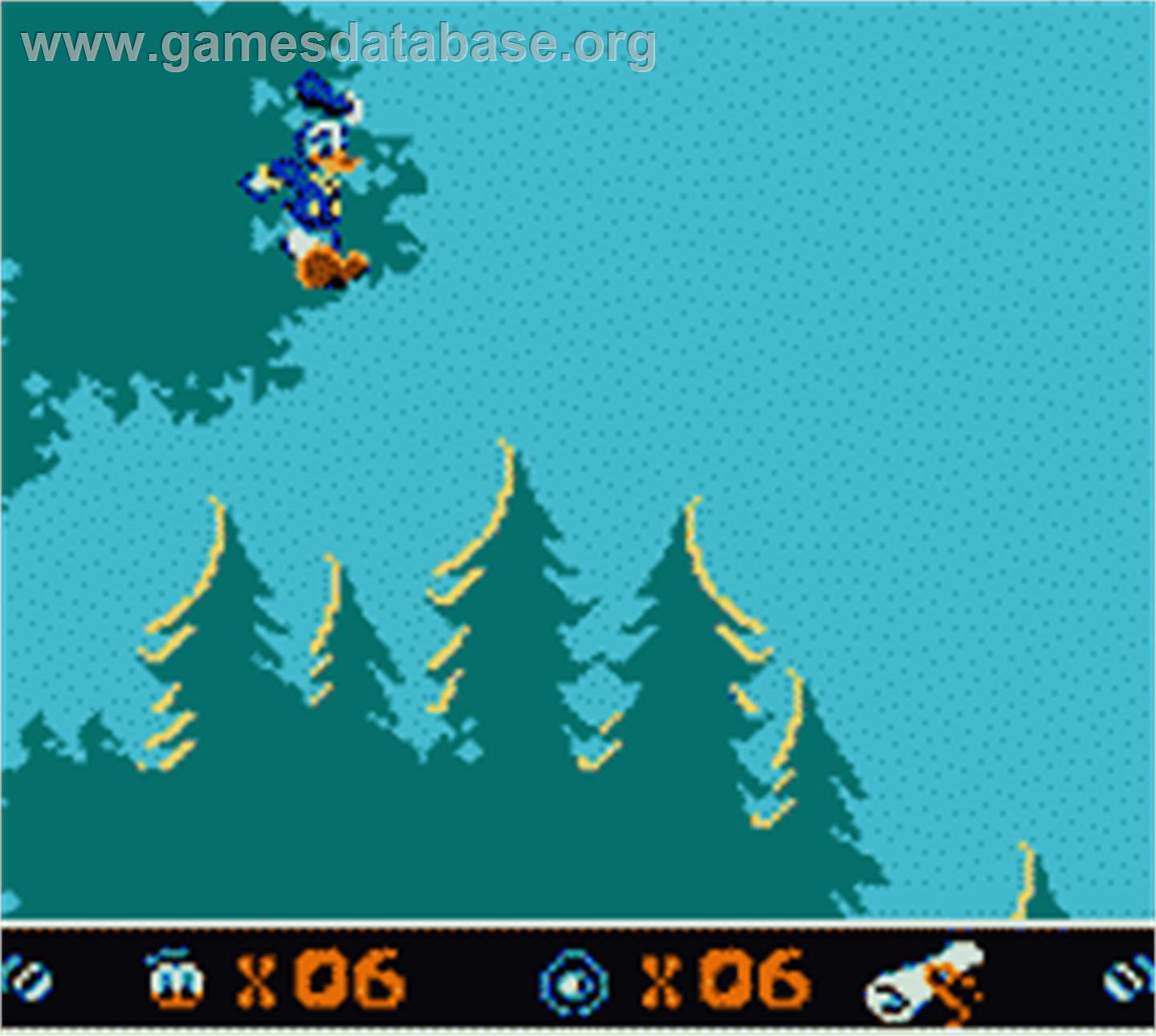Donald Duck: Goin' Quackers - Nintendo Game Boy Color - Artwork - In Game