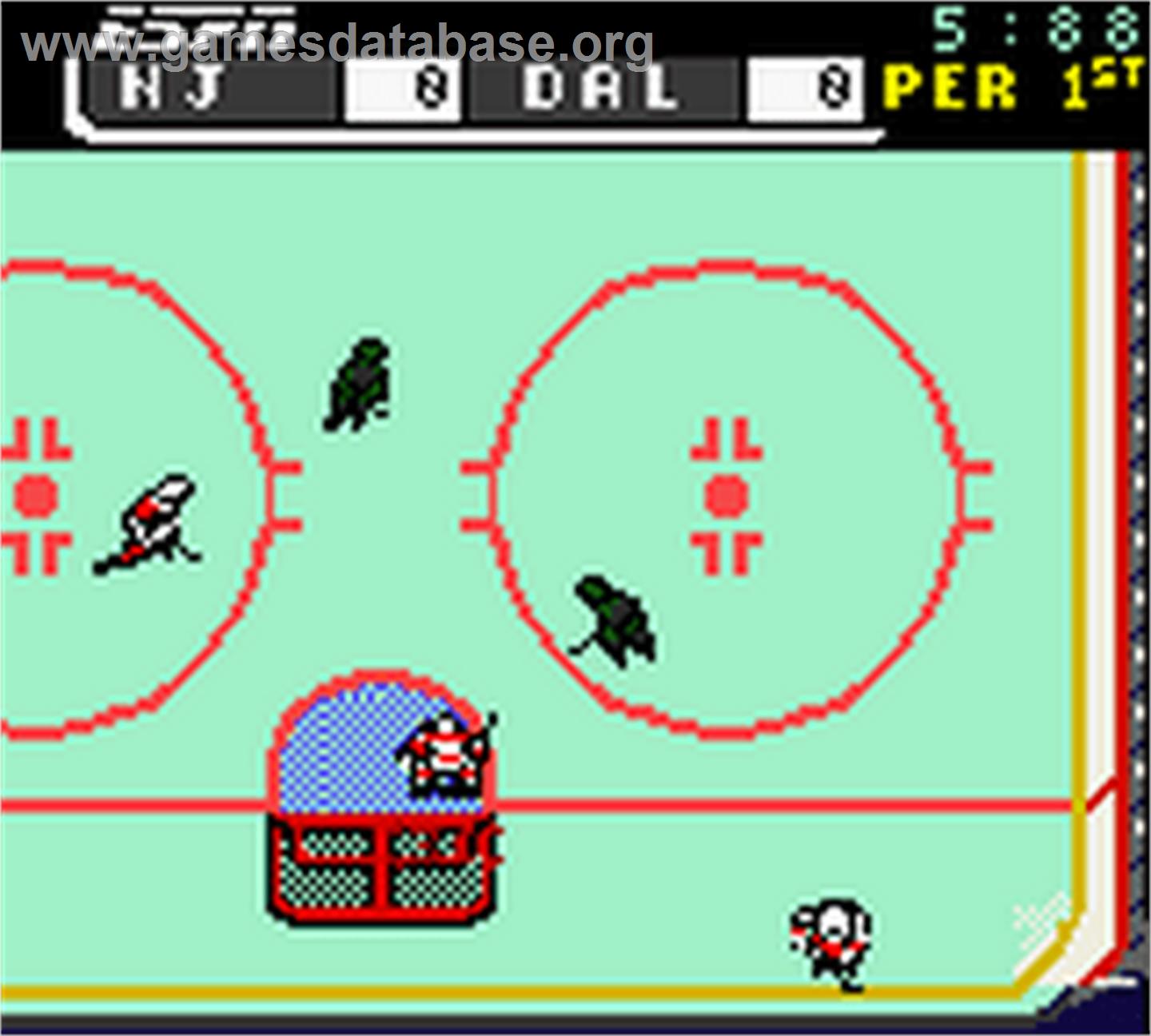 ESPN National Hockey Night - Nintendo Game Boy Color - Artwork - In Game