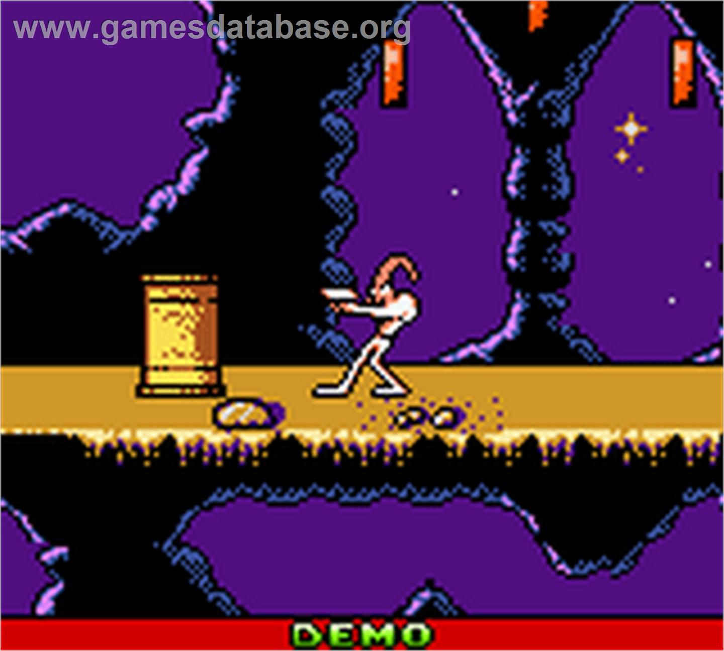 Earthworm Jim: Menace 2 the Galaxy - Nintendo Game Boy Color - Artwork - In Game