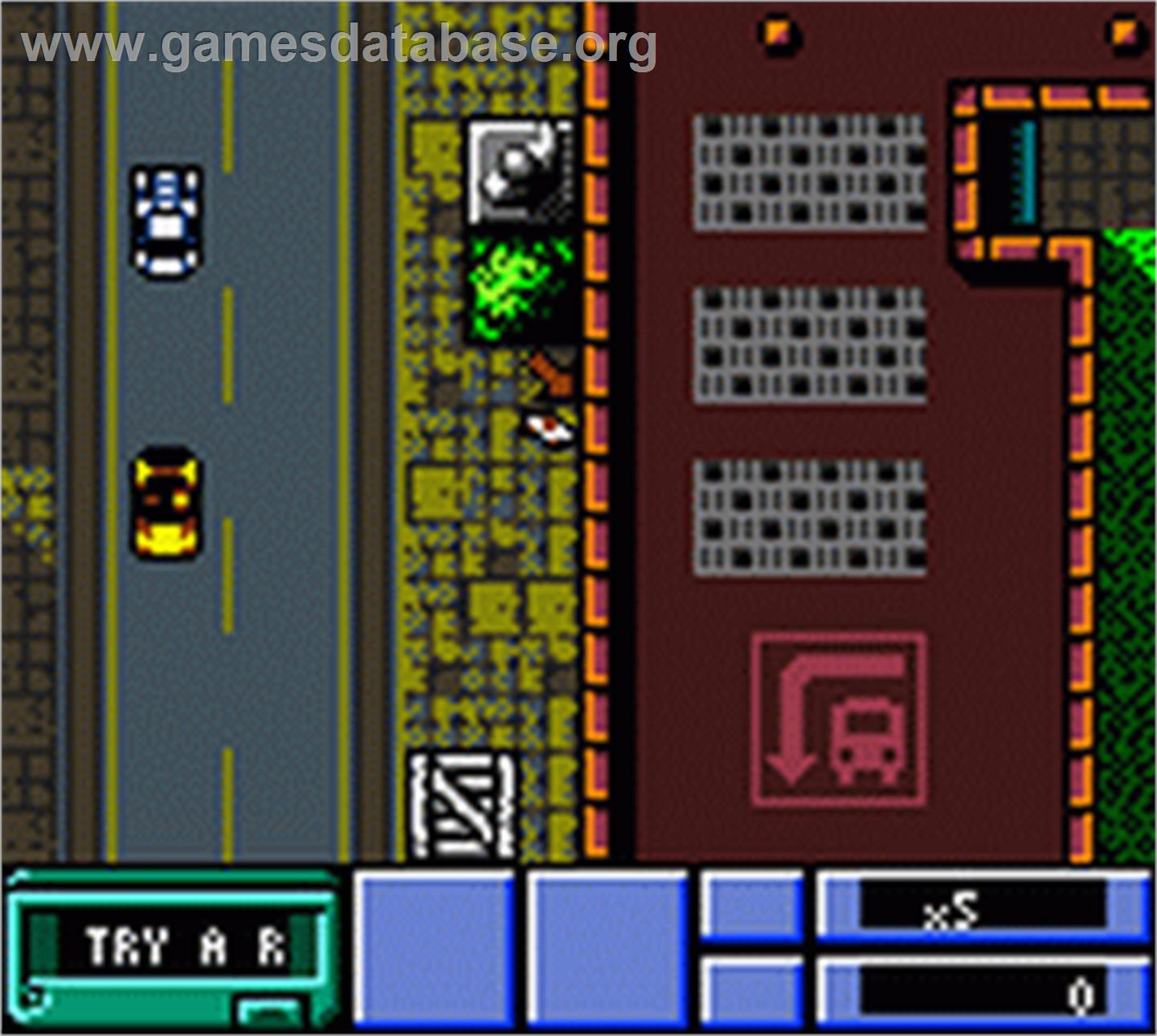 Grand Theft Auto - Nintendo Game Boy Color - Artwork - In Game