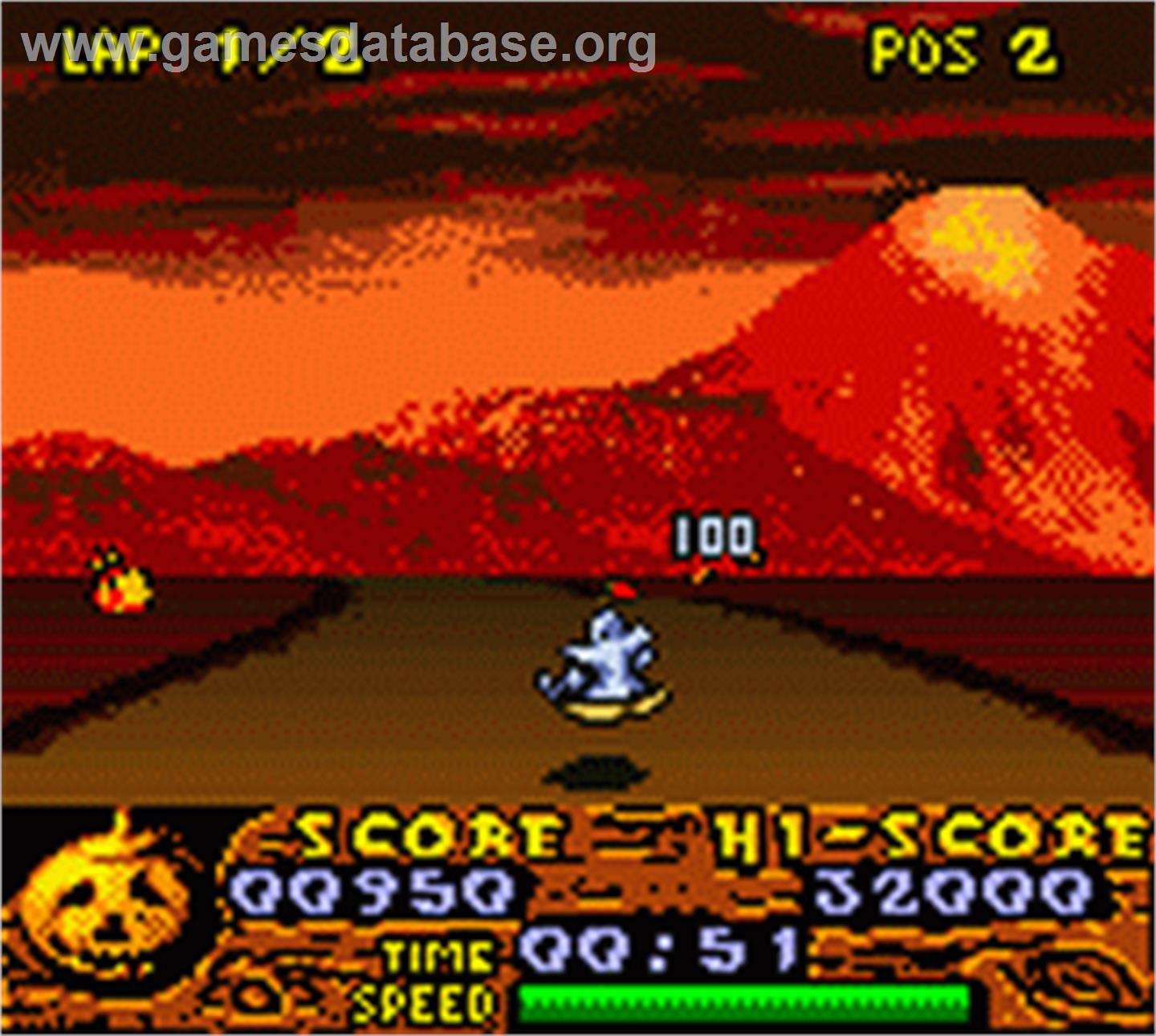 Halloween Racer - Nintendo Game Boy Color - Artwork - In Game