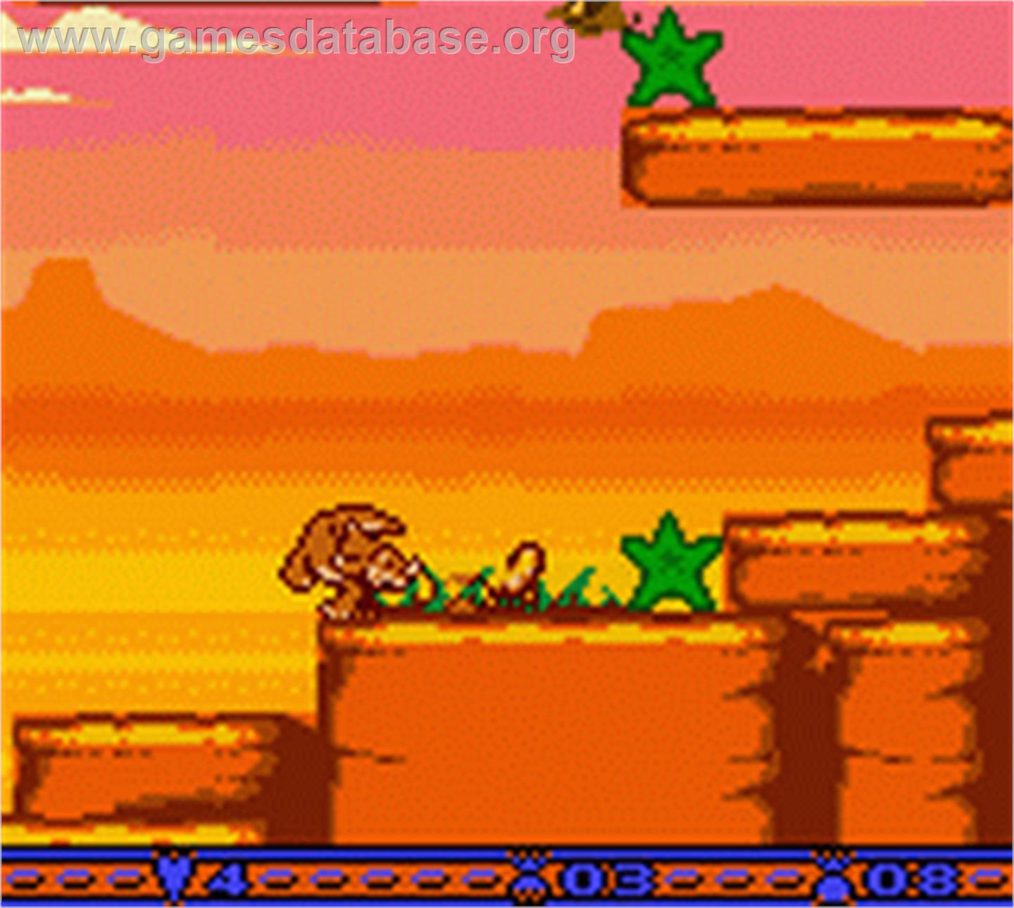 Land Before Time - Nintendo Game Boy Color - Artwork - In Game