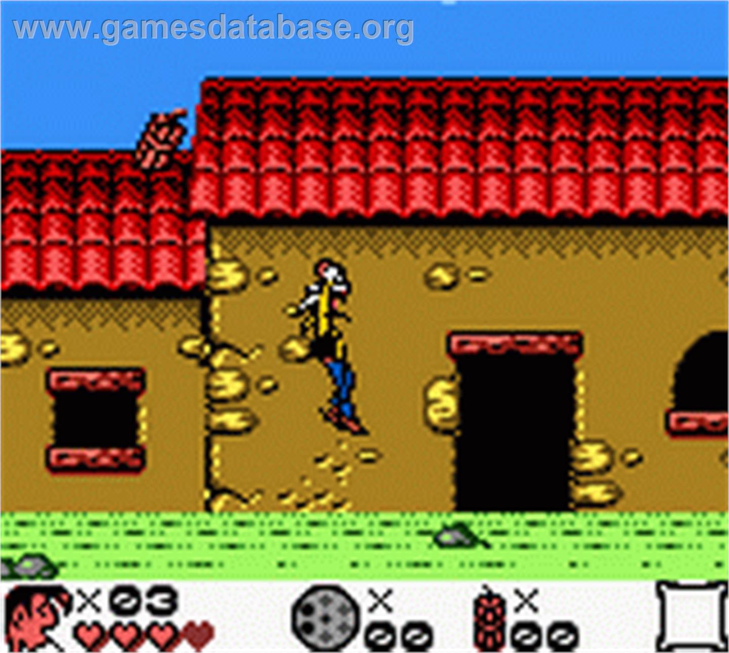 Lucky Luke: Desperado Train - Nintendo Game Boy Color - Artwork - In Game