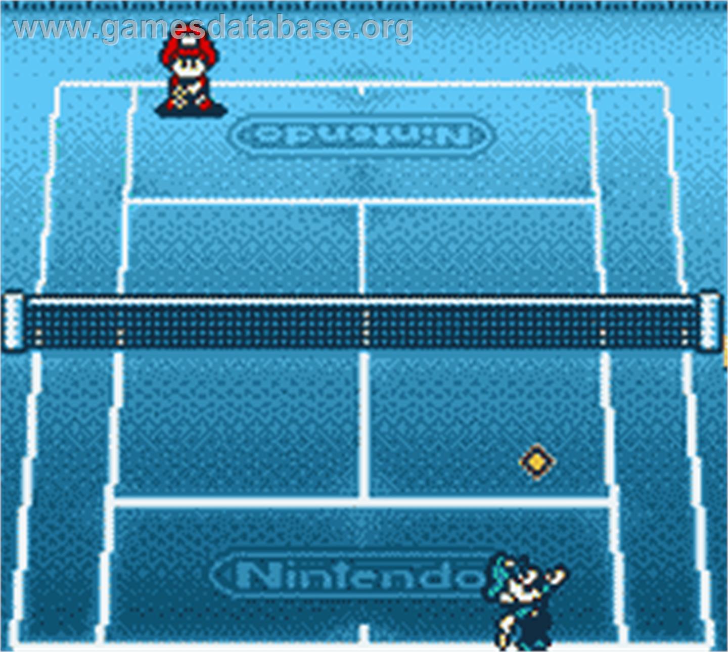 Mario Tennis - Nintendo Game Boy Color - Artwork - In Game