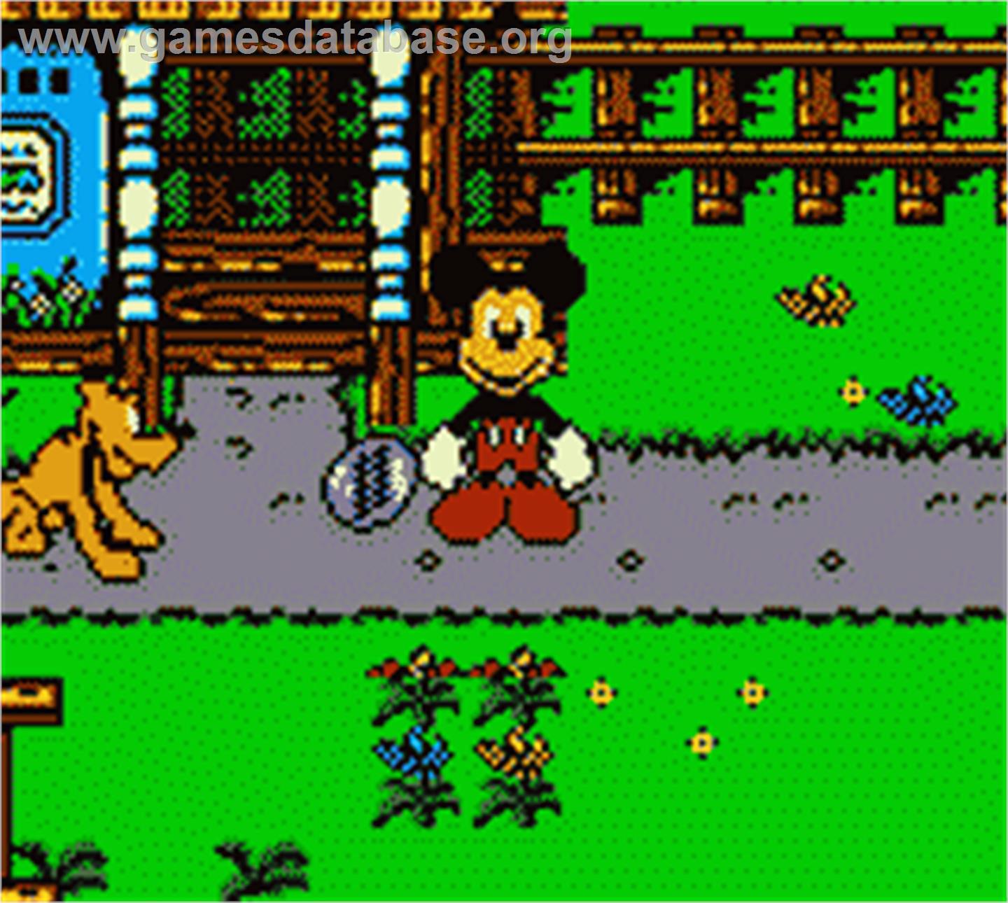 Mickey's Racing Adventure - Nintendo Game Boy Color - Artwork - In Game