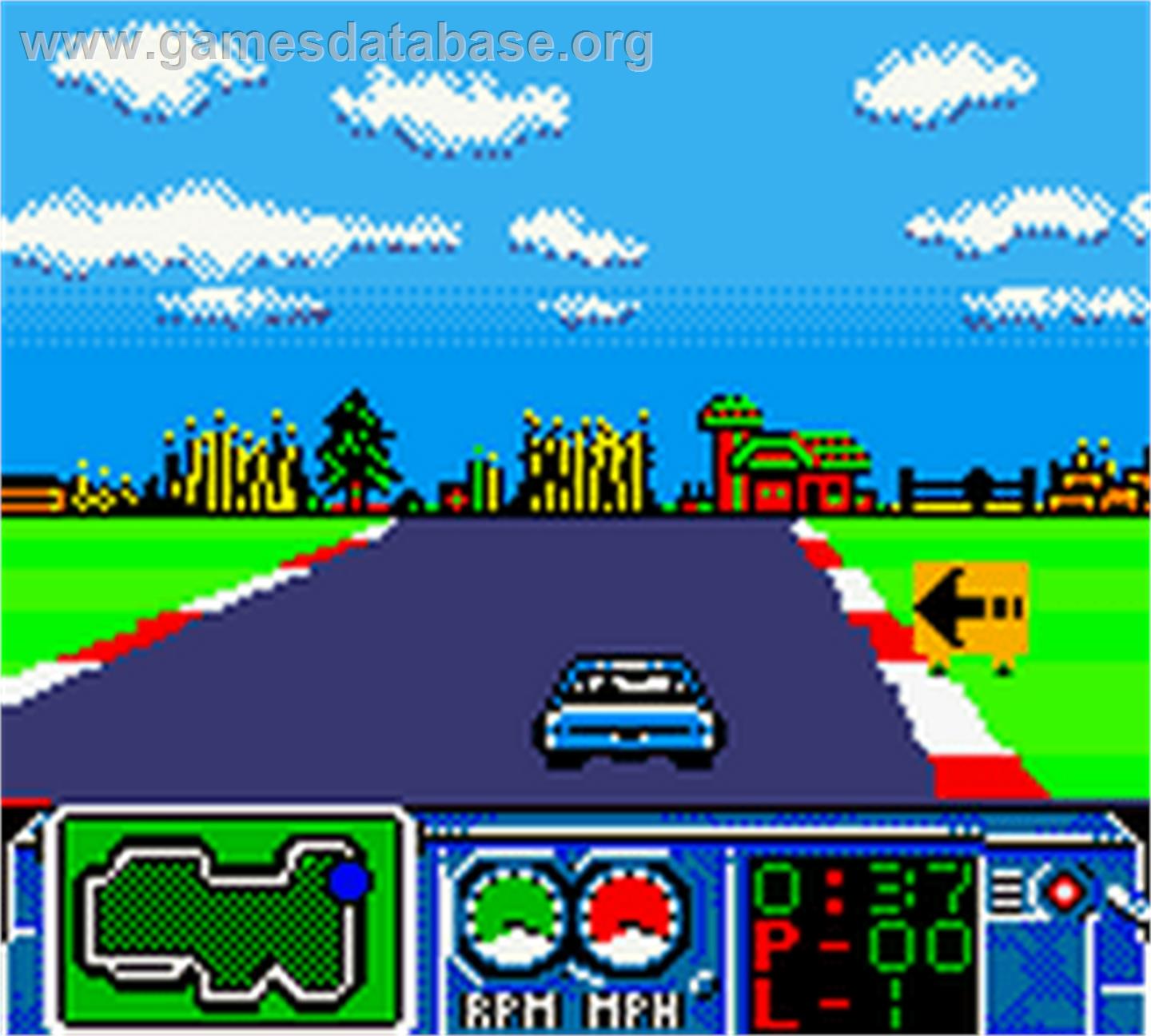 NASCAR Challenge - Nintendo Game Boy Color - Artwork - In Game