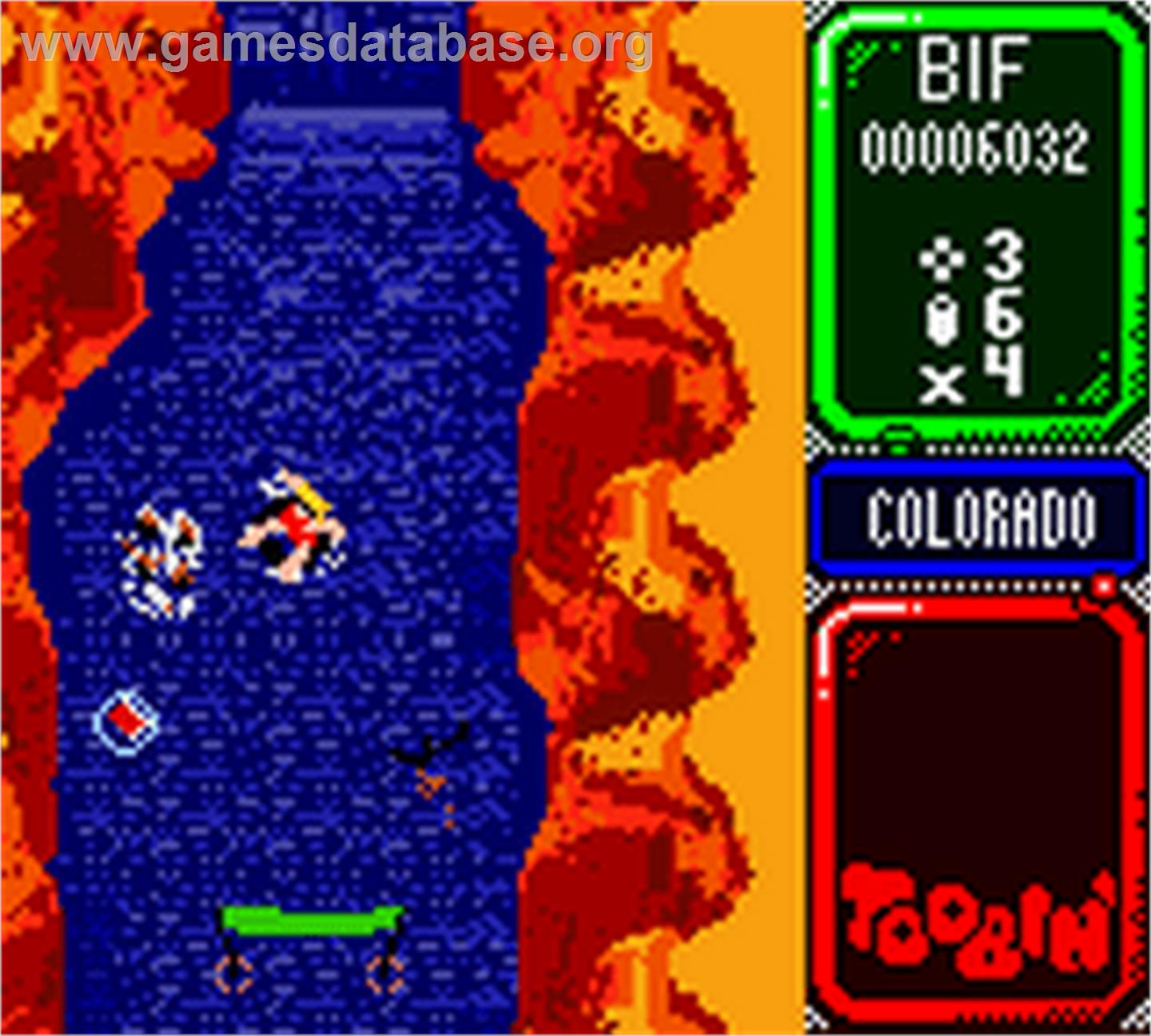 Toobin' - Nintendo Game Boy Color - Artwork - In Game