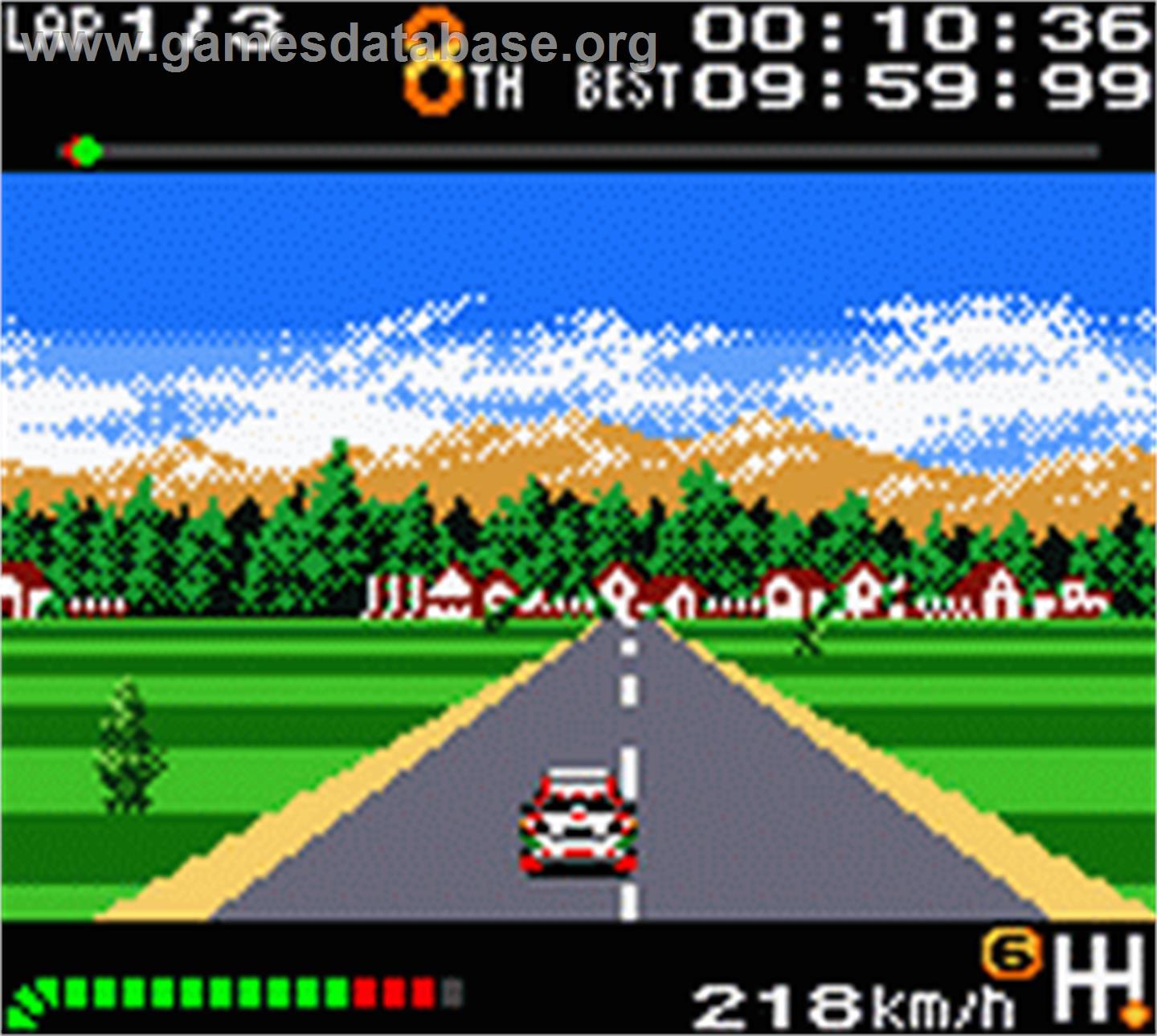 Top Gear Pocket - Nintendo Game Boy Color - Artwork - In Game