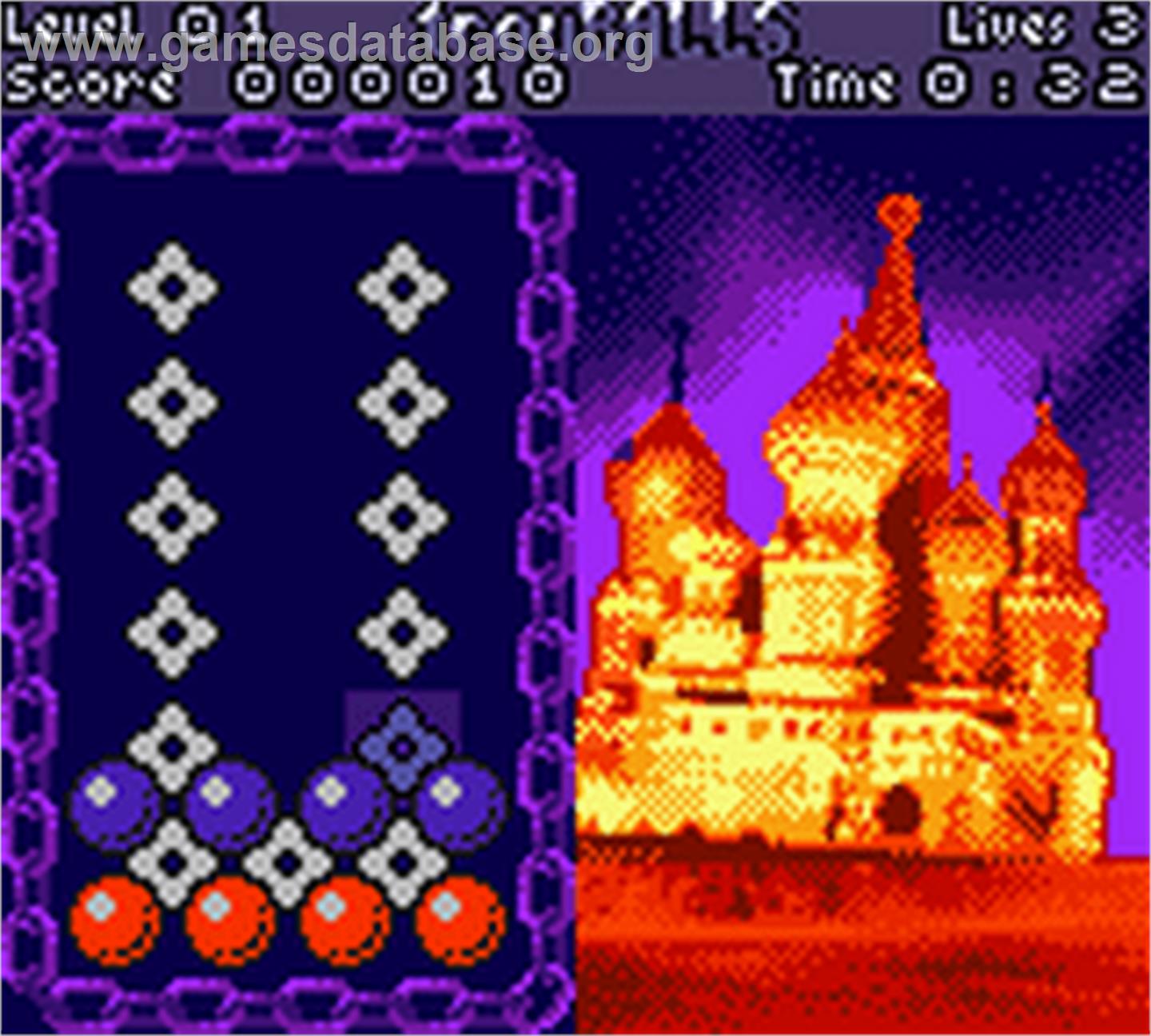 Trouballs - Nintendo Game Boy Color - Artwork - In Game
