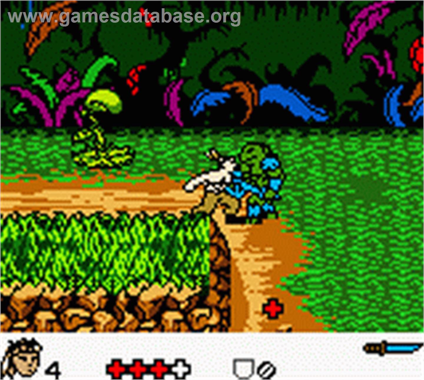 Turok: Rage Wars - Nintendo Game Boy Color - Artwork - In Game