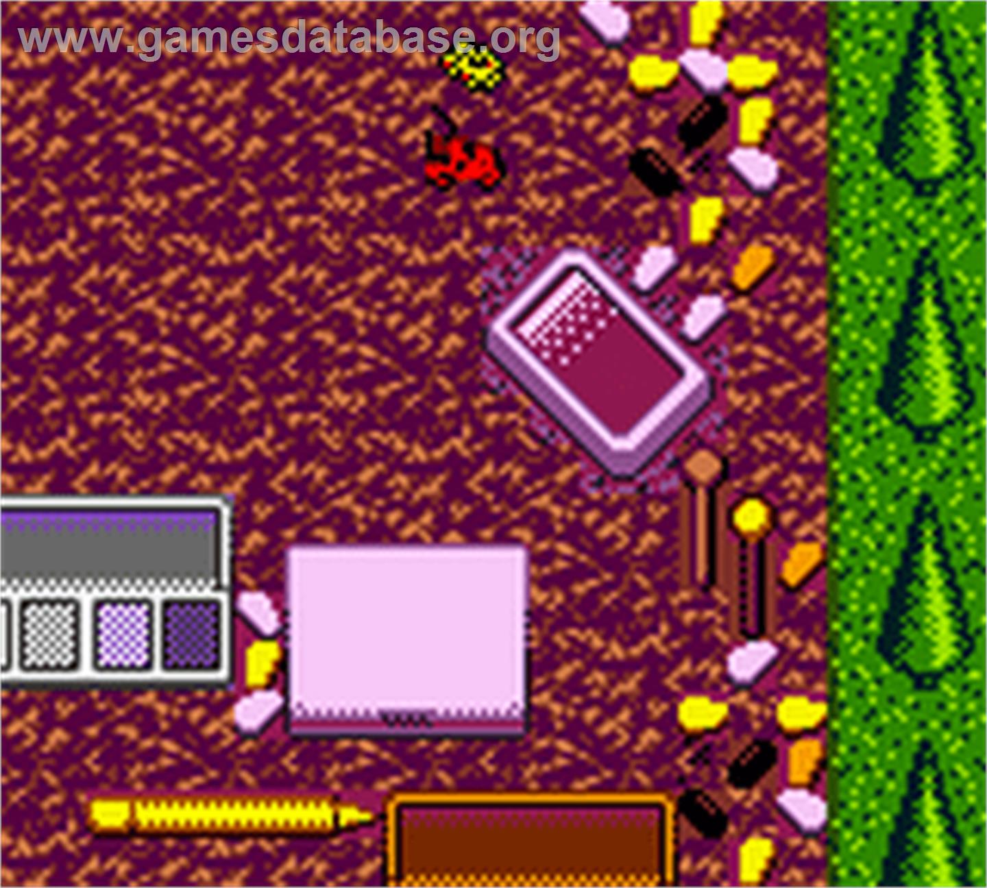 Tyco Racin' Ratz - Nintendo Game Boy Color - Artwork - In Game