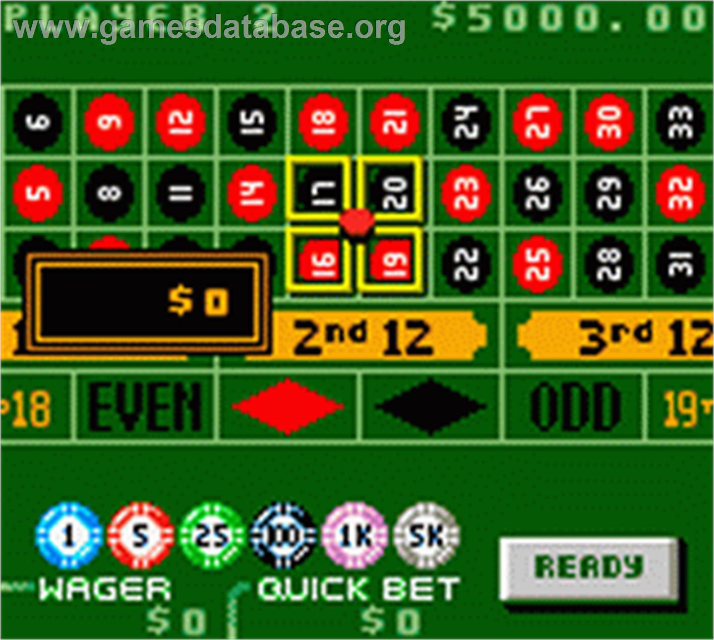 Vegas Games - Nintendo Game Boy Color - Artwork - In Game