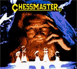 Title screen of Chessmaster on the Nintendo Game Boy Color.