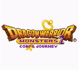 Title screen of Dragon Warrior Monsters 2: Cobi's Journey on the Nintendo Game Boy Color.