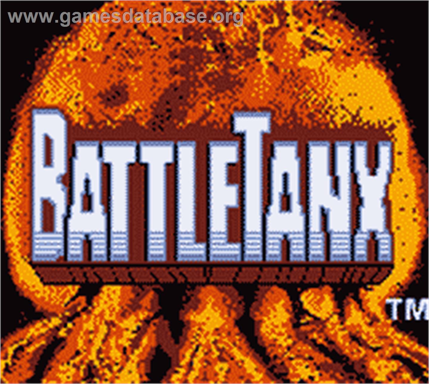 BattleTanx - Nintendo Game Boy Color - Artwork - Title Screen