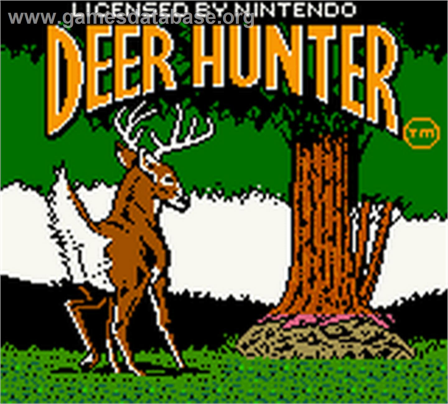 Deer Hunter - Nintendo Game Boy Color - Artwork - Title Screen