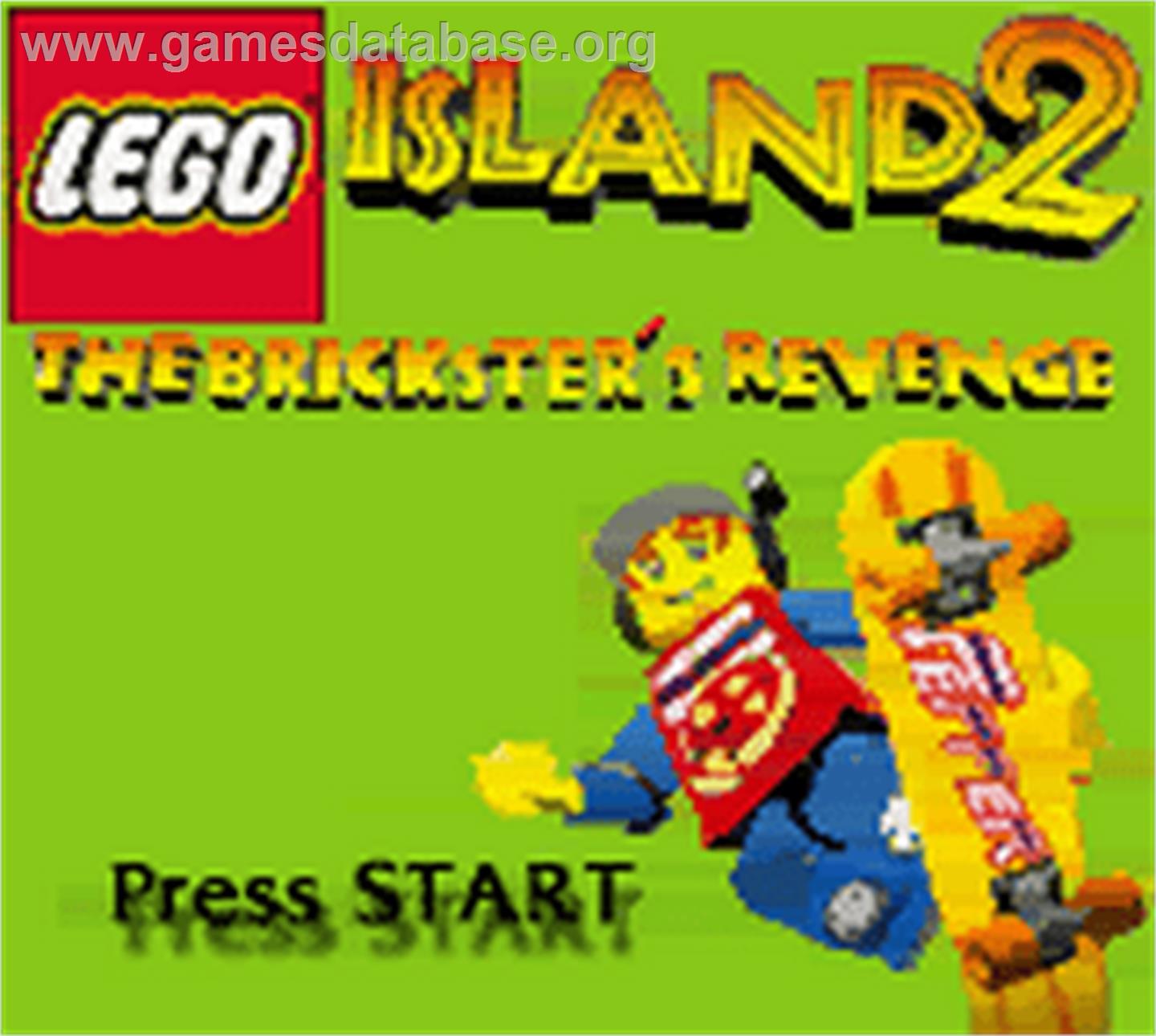 LEGO Island 2: The Brickster's Revenge - Nintendo Game Boy Color - Artwork - Title Screen