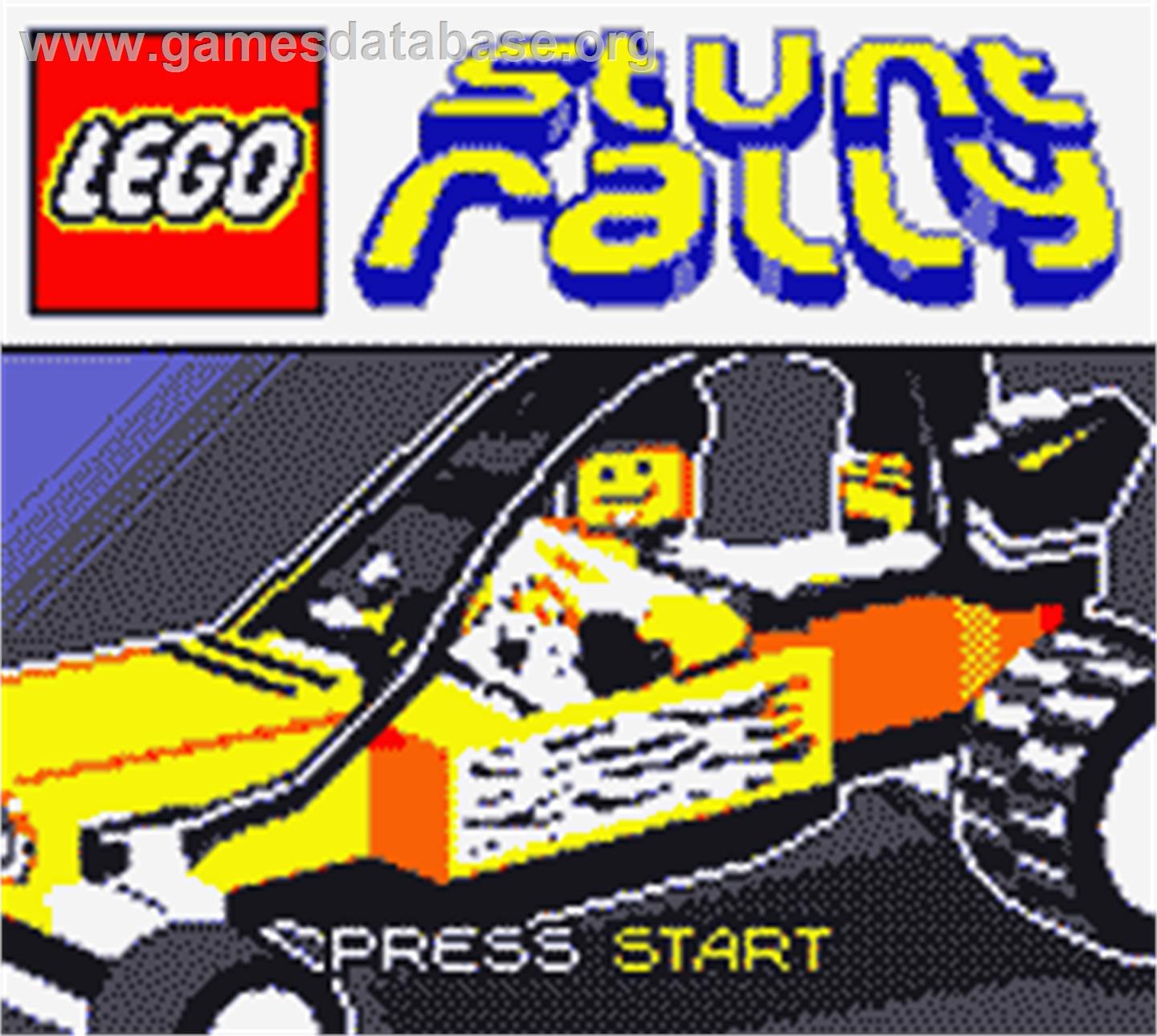 LEGO Stunt Rally - Nintendo Game Boy Color - Artwork - Title Screen