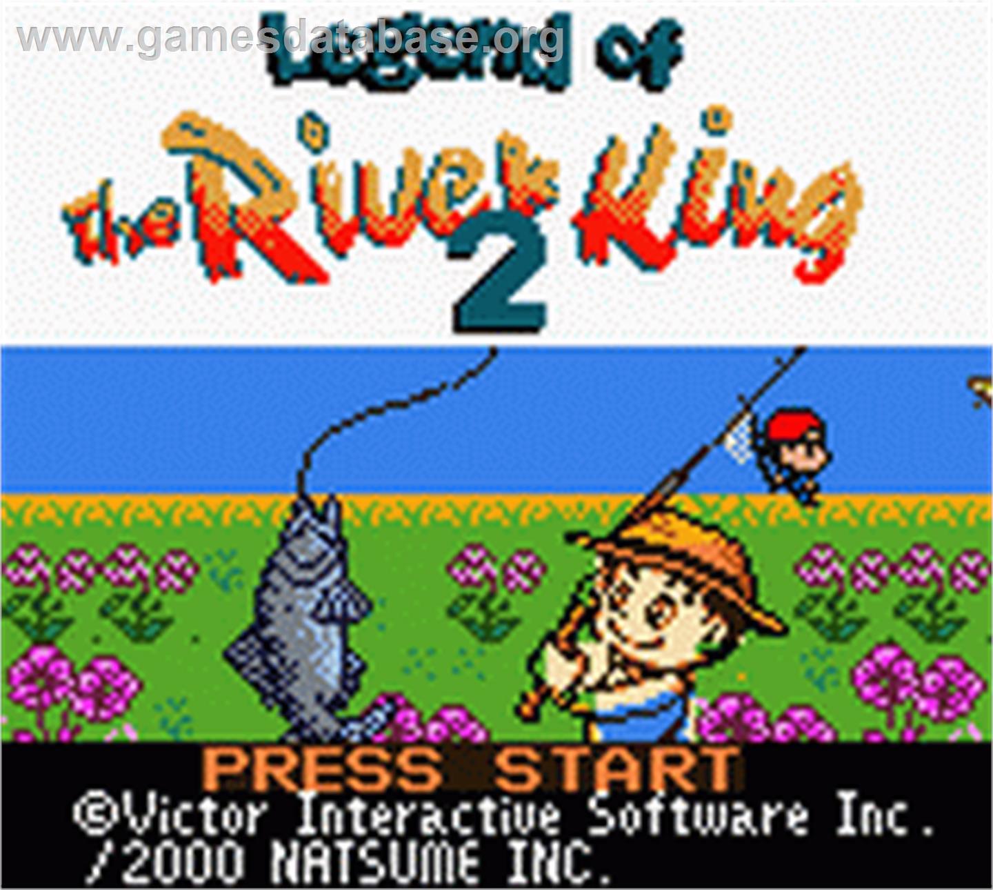 Legend of the River King 2 - Nintendo Game Boy Color - Artwork - Title Screen