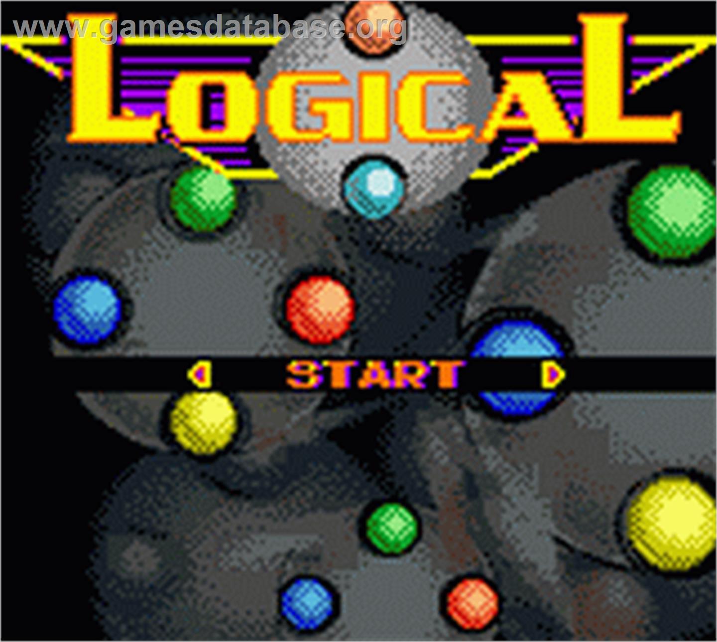 Logical - Nintendo Game Boy Color - Artwork - Title Screen