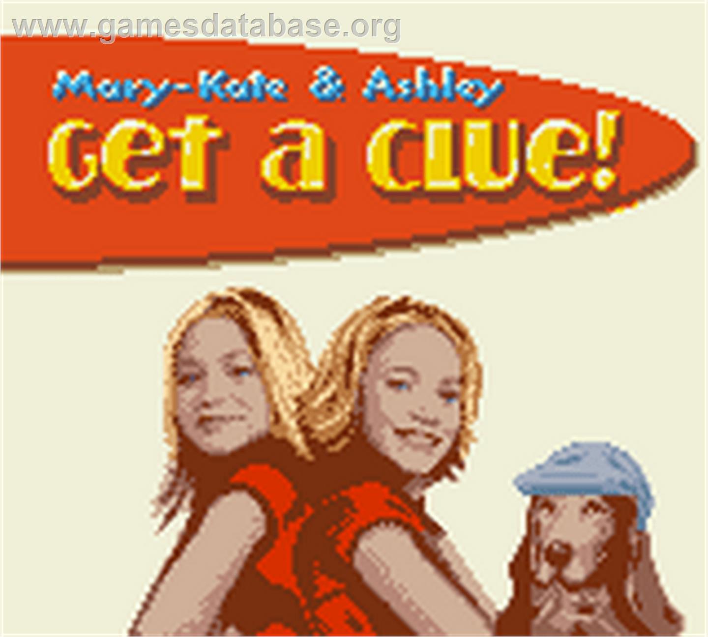 Mary-Kate and Ashley: Get a Clue - Nintendo Game Boy Color - Artwork - Title Screen